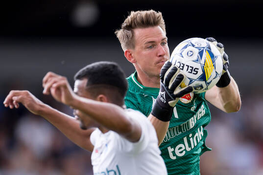 Kalmars målvakt Jakob Kindberg