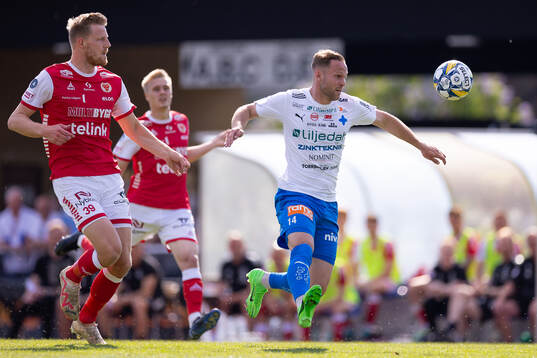 Kalmars Lars Saetra och Värnamos Gustav Engvall
