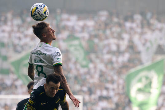 AIKs Bersant Celina och Hammarbys Fredrik Hammar