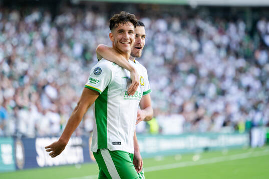 Hammarbys Deniz Gul jublar