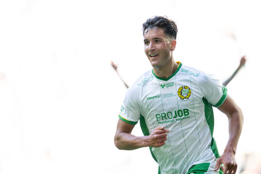 Hammarbys Deniz Gul jublar