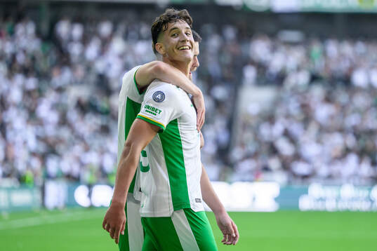 Hammarbys Deniz Gul jublar