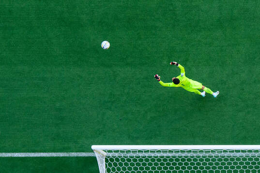 Hammarbys målvakt Oliver Dovin