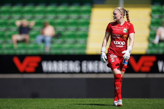 Varbergs målvakt Linnéa Nilsson