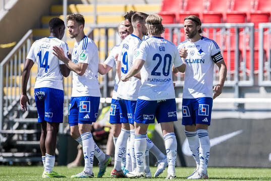 IFK Norrköpings Christoffer Nyman jublar