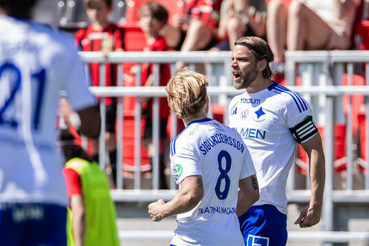 IFK Norrköpings Christoffer Nyman jublar