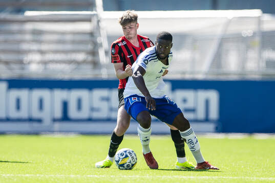 Brommapojkarnas Frederik Christensen och IFK Norrköpings
