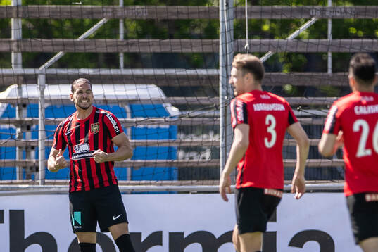 Brommapojkarnas Nikola Vasic gör 1-0