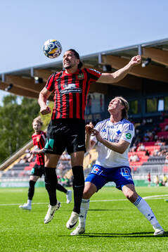 Brommapojkarnas Nikola Vasic och IFK Norrköpings Daniel