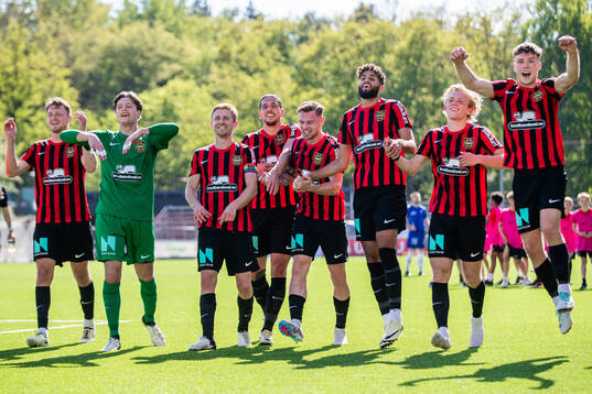 Brommapojkarnas målvakt Filip Sidklev, Ludvig Fritzson,