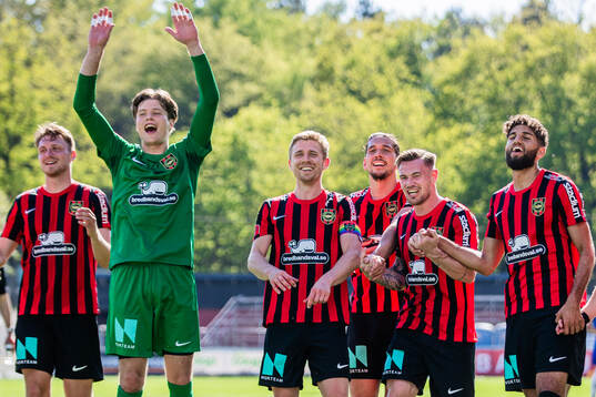 Brommapojkarnas målvakt Filip Sidklev, Ludvig Fritzson,