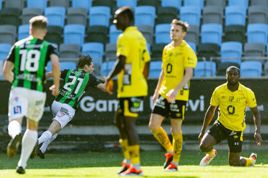 GAIS Axel Henriksson jublar