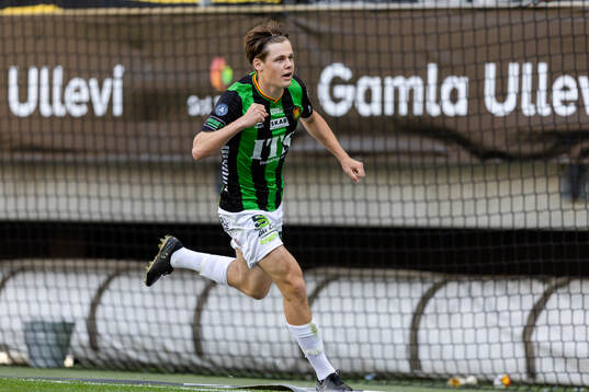 GAIS Axel Henriksson jublar