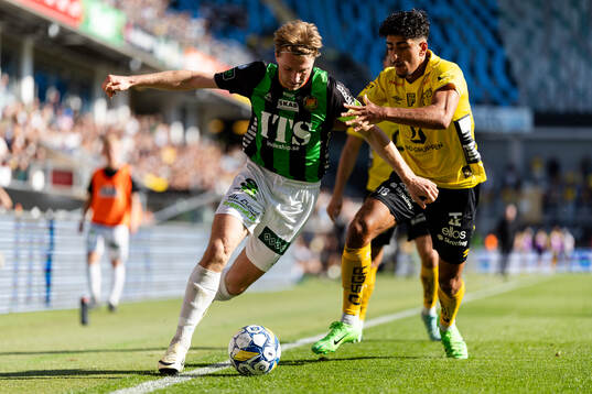 GAIS August Wängberg och Elfsborgs Ahmed Qasem