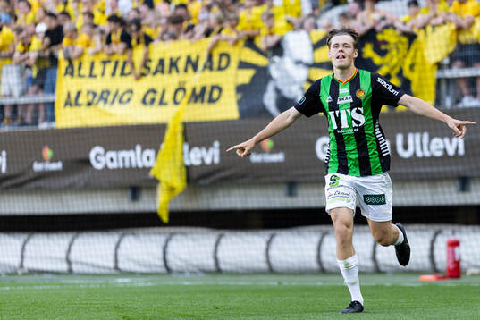 GAIS Axel Henriksson jublar