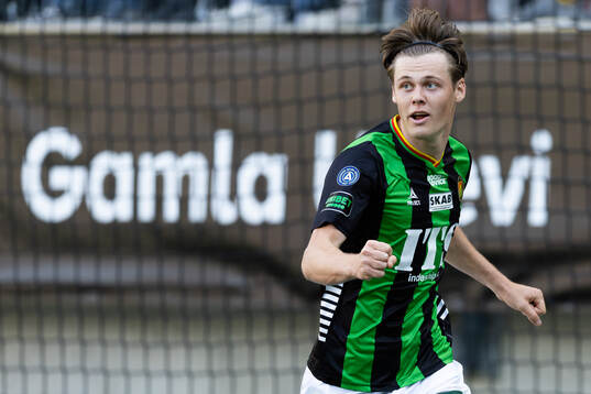 GAIS Axel Henriksson jublar
