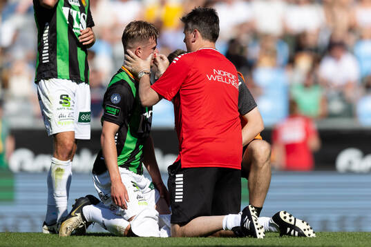 GAIS Alexander Ahl Holmström får vård