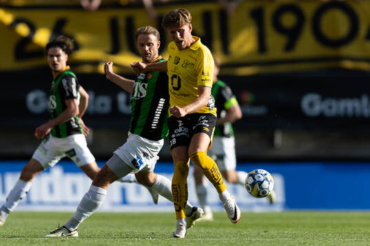 GAIS Gustav Lundgren och Elfsborgs Noah Söderberg