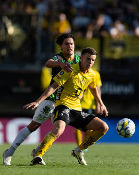 GAIS William Milovanovic och Elfsborgs Andri Fannar