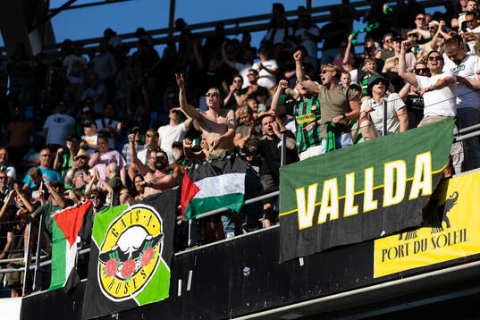 GAIS supportrar jublar