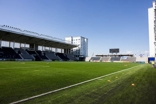 Interiör vy av Bilbörsen Arena