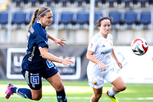 Linköpings Emma Lennartsson och Djurgårdens Ana Teles