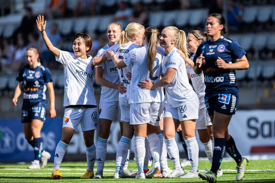 Djurgårdens spelare jublar