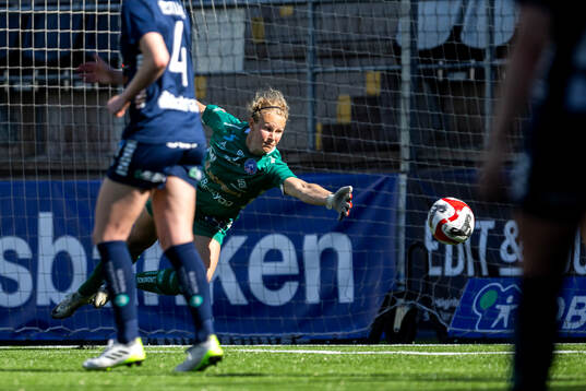 Linköpings målvakt Cajsa Andersson