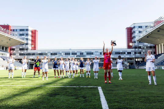 Djurgårdens spelare jublar