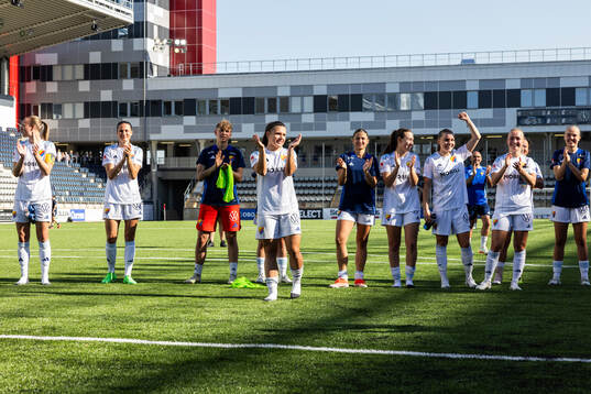 Djurgårdens spelare jublar