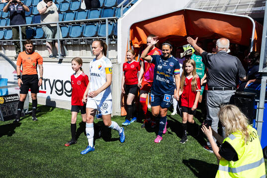 Djurgårdens Matilda Plan och Linköpings Emma Lennartsson
