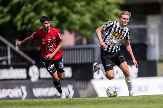 Örebros Peter Gwargis och Landskronas Melker Jonsson