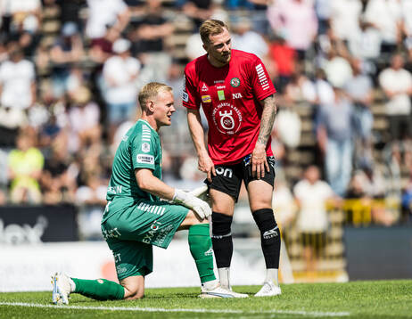 Örebros målvakt Malte Påhlsson och Jesper Modig