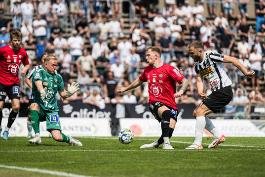 Örebros målvakt Malte Påhlsson och Jesper Modig och
