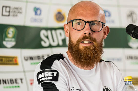 Landskronas tränare Max Mölder