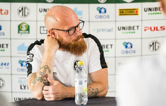 Landskronas tränare Max Mölder deppar