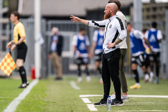 Landskronas tränare Max Mölder