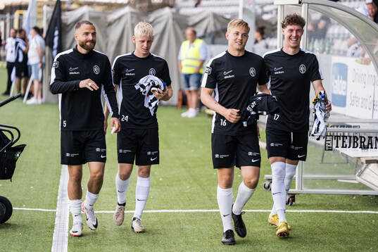Landskronas Filip Sachpekidis, Emil Lindman, Jesper Strid