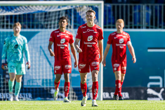 Emil Kornvig of Brann looks dejected