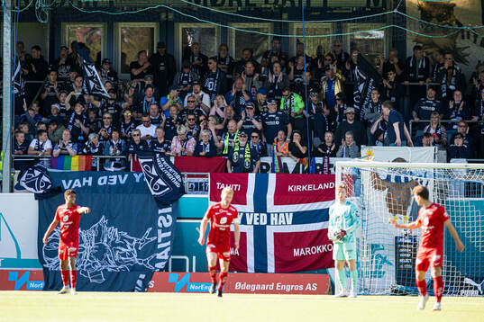 Spectators in the stands