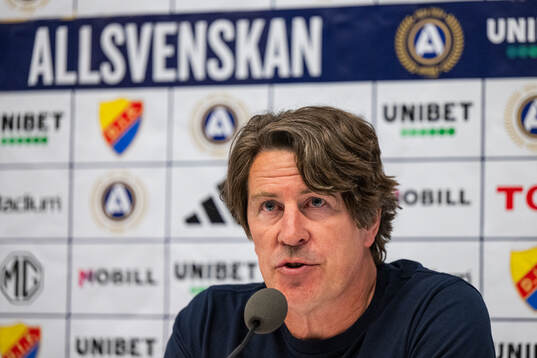 Djurgårdens tränare Thomas Lagerlöf