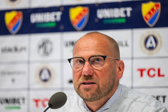 Halmstads tränare Magnus Haglund