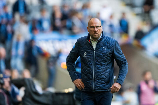 Halmstads tränare Magnus Haglund