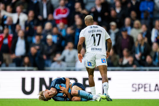 Djurgårdens Tobias Gulliksen har ont