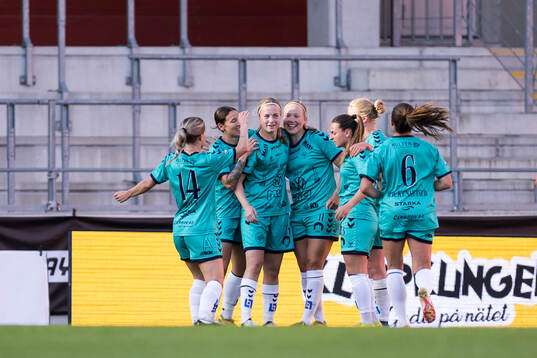 Kristianstads spelare jublar