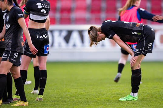 Växjö DFFs Elin Nilsson deppar