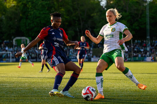 FC Rosengårds Halimatu Ibrahim Ayinde och Hammarbys Jonna