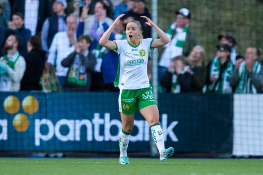 Hammarbys Anna Jøsendal deppar