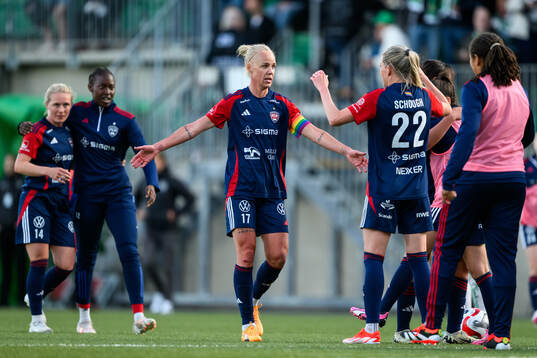 FC Rosengårds Caroline Seger jublar