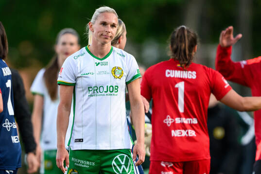 Hammarbys Jonna Andersson deppar
